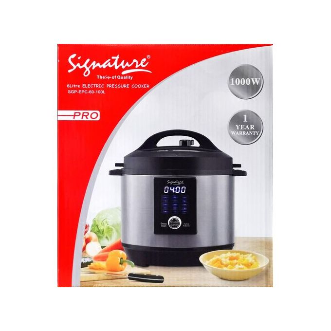 Signature 6L, Non-Stick, Smart Electric Pressure Cooker