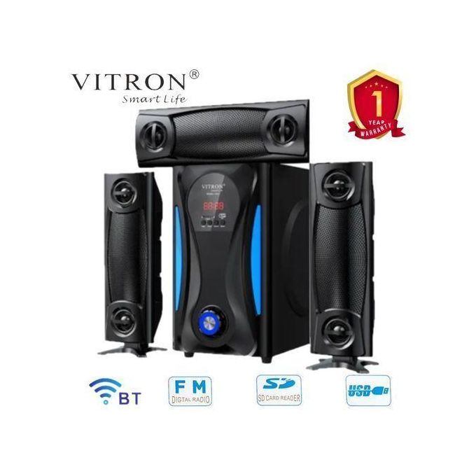 Vitron 3.1CH 10000watts Bluetooth Sub-Woofer System,Ac/dc Fm/bt/usb