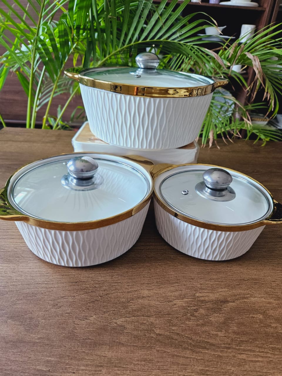 3 pcz ceramic pots