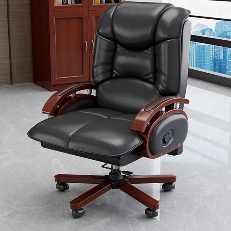 Reclining directors office seat
