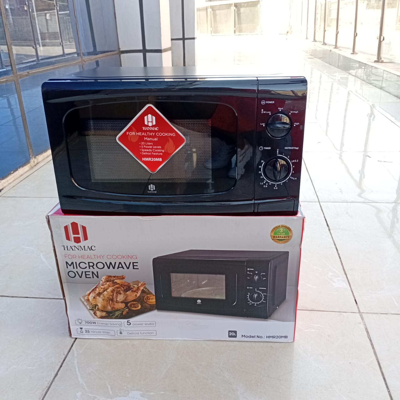 HMR20MB(Manual black) Hanmac 20litres