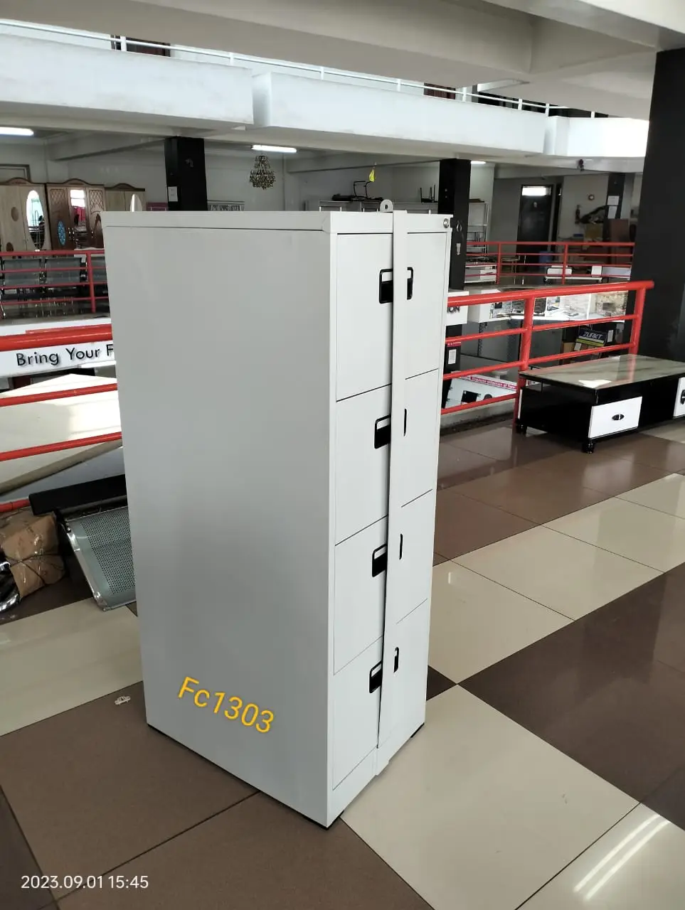 4-Drawer Cabinet with Security Bar
