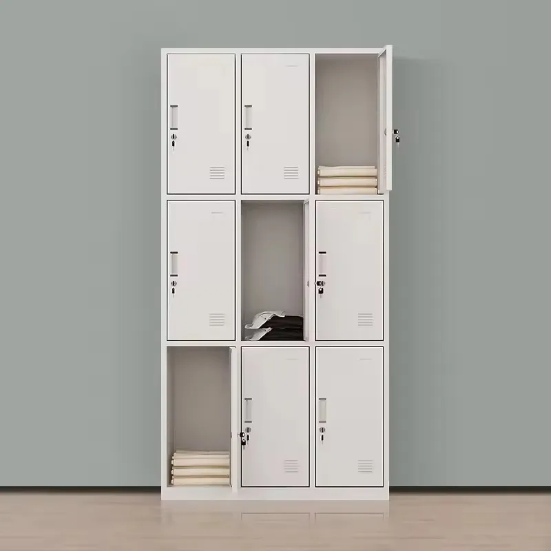 9-Locker Storage Cabinet