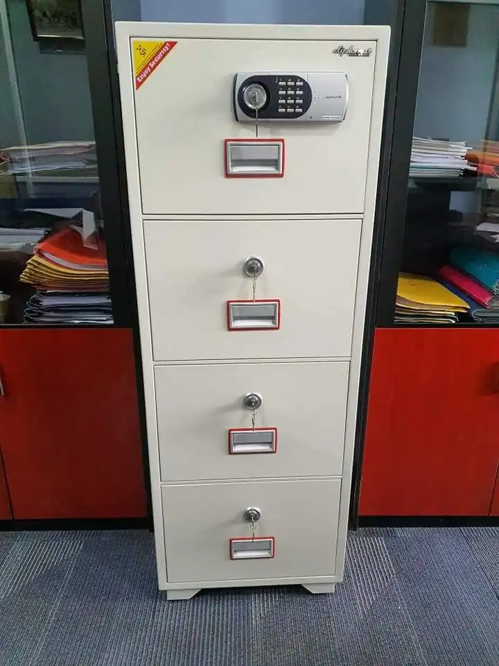 Fire Proof 4-Drawers Cabinet