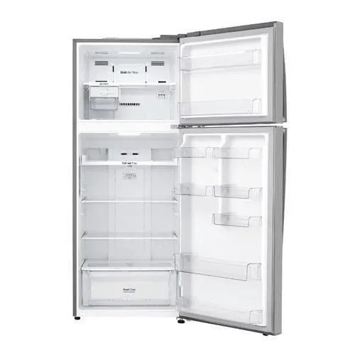 🔥LG No Frost Refrigerator 438 Litres Double Door Refrigerator Top Mounted Freezer Silver - Image 3