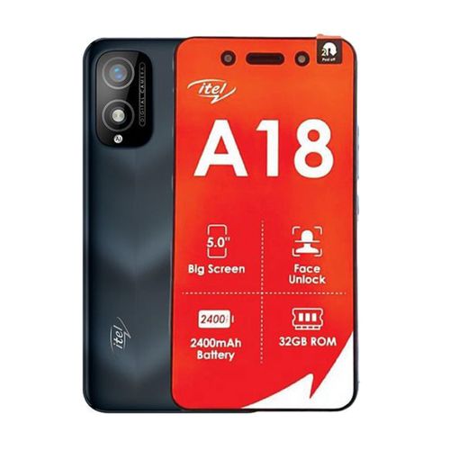 Itel A18 5.0", 32GB + 1GB RAM, 2400mAh - Morion Grey