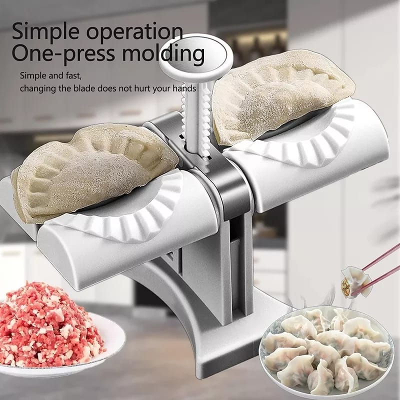 Fully Automatic Double Head Press Dumplings Machine - Image 3