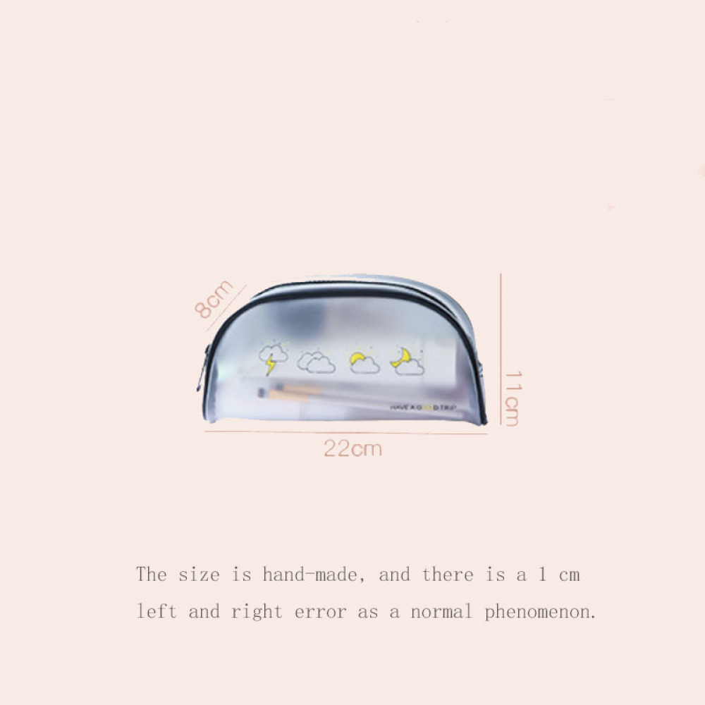 Women 4pc set Transparent Necessary Cosmetic Bag - Image 4