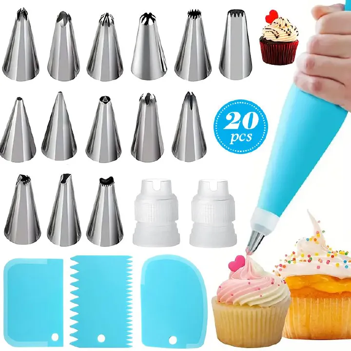 20Pcs DIY Cake Set Decorating Tools