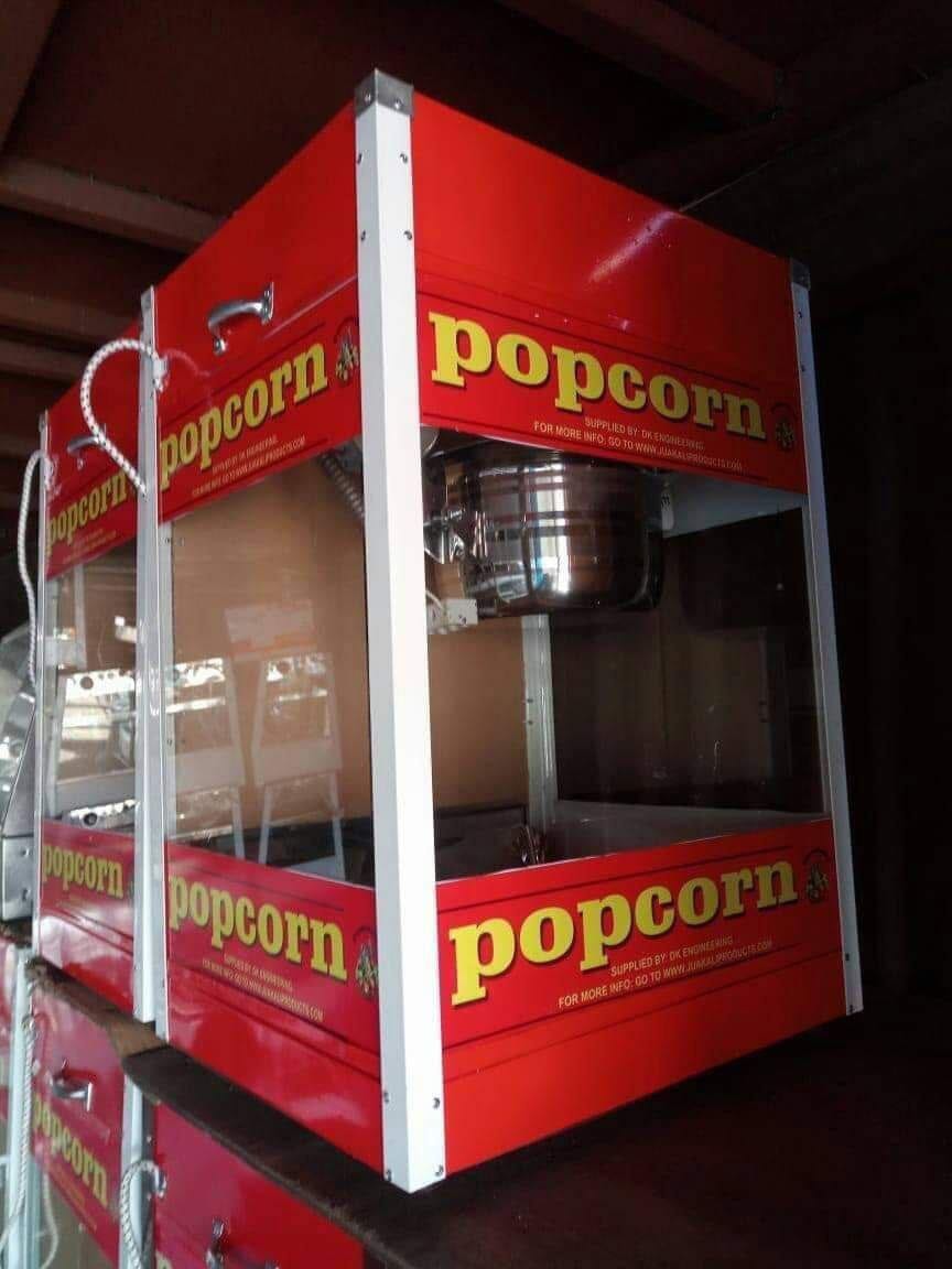 Pop corn machine commercial