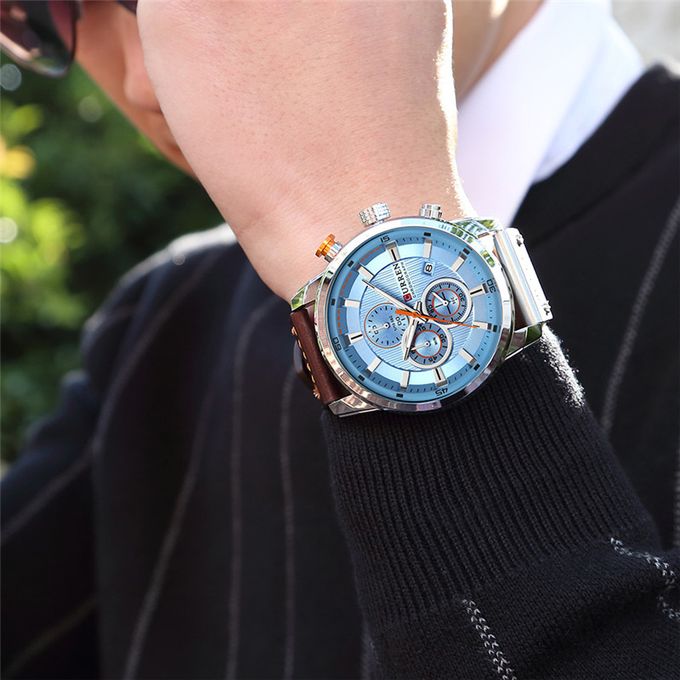 Curren Waterproof Calendar Quartz Business Watch Men's - Image 3
