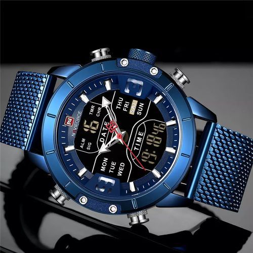 Naviforce Fashion NAVIFORCE LED Watches Men Top Brand Luxury Wristwatch Nf9153s - Image 2