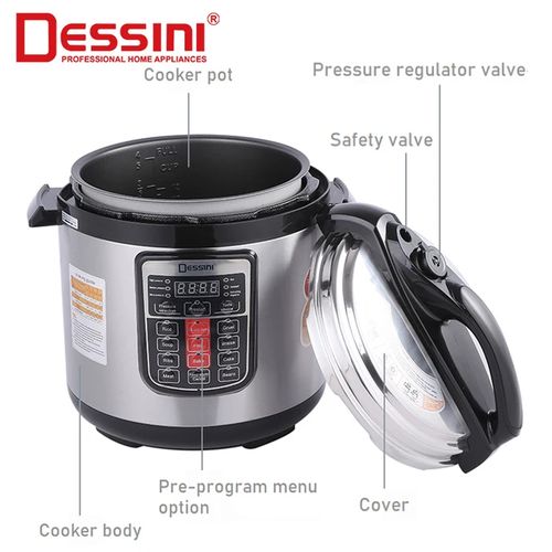 Dessini Electric pressure cooker 6 ltrs