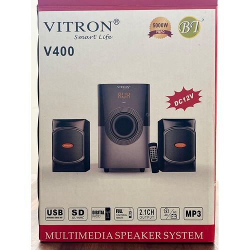 Vitron V400 2.1Ch Bluetooth Speaker System (1YR WRTY) - Image 2