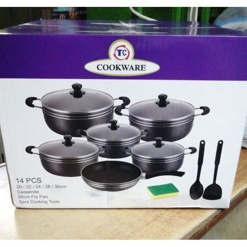 TC 14 Pcs Heavy Non Stick Cooking Sufuria | pot And Pan Set - Image 2