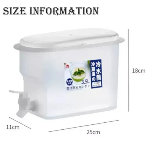 Back in stock🎊🎊🥳  🫧3.5L table top or fridge container with dispenser tap - Image 5
