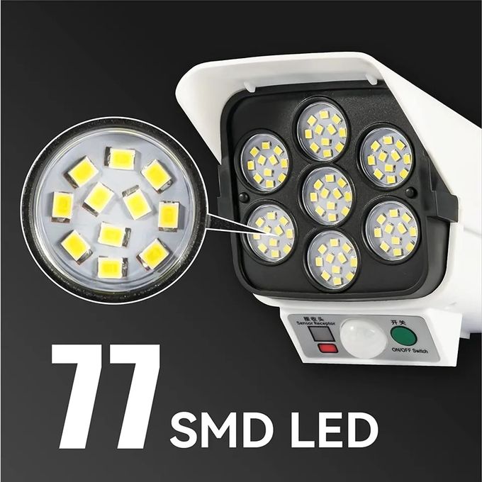 Solar Light High Simulation Camera Solar Flood Light With Motion Sensor And Remote Control - Image 5