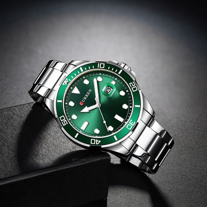 Curren Watch Men's Steel Strap Waterproof Casual Watch - Image 2