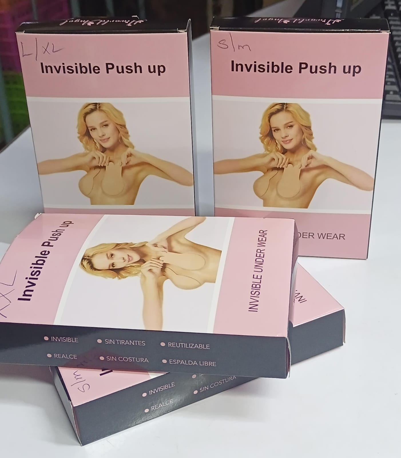 Reusable women breast petals lift nipple cover,petal adhesive strapless backless Sizes available - Image 3