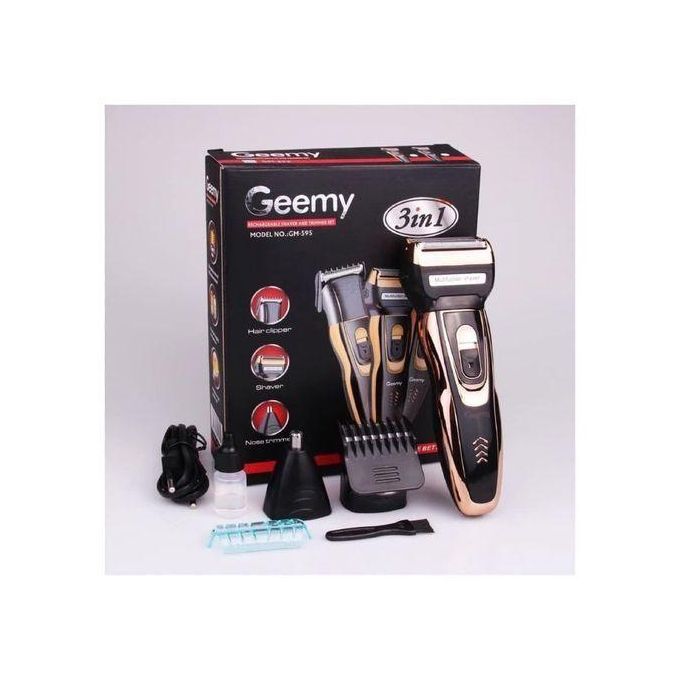 Geemy Rechargeable Hair Shaving Machine, Shaver- 3 In 1 - Image 2