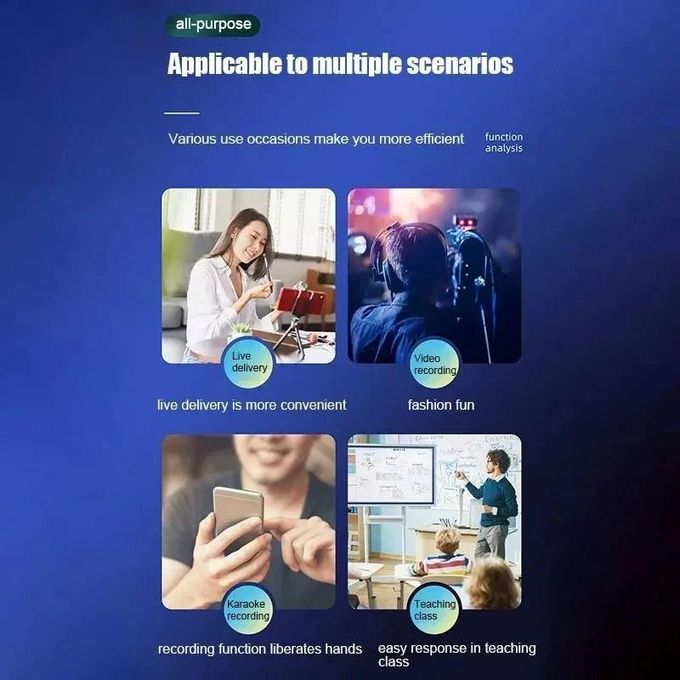 K35 Portable Wireless Lavalier Mic – High-Quality Sound for Vlogs, Conferences, and Videos - Image 3