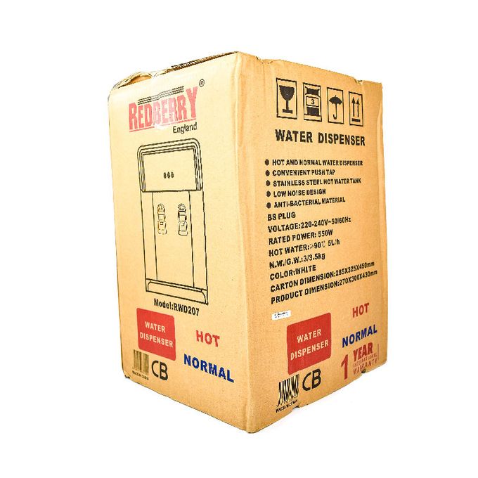 Redberry RWD207 - Hot & Normal Water dispenser - White - Image 4