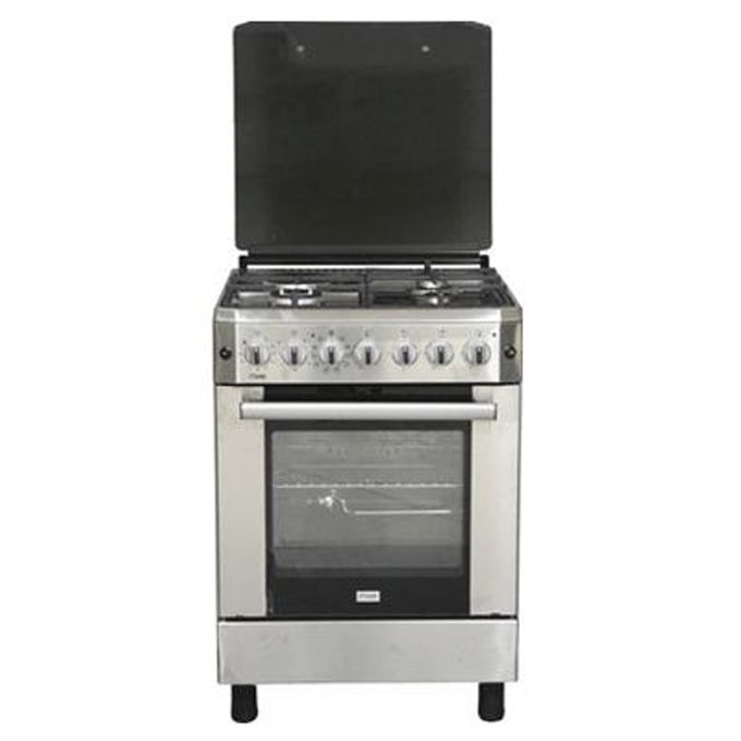 Mika MST6131HI | WOK- 3+1 Standing Cooker, Electric Oven- Half Inox