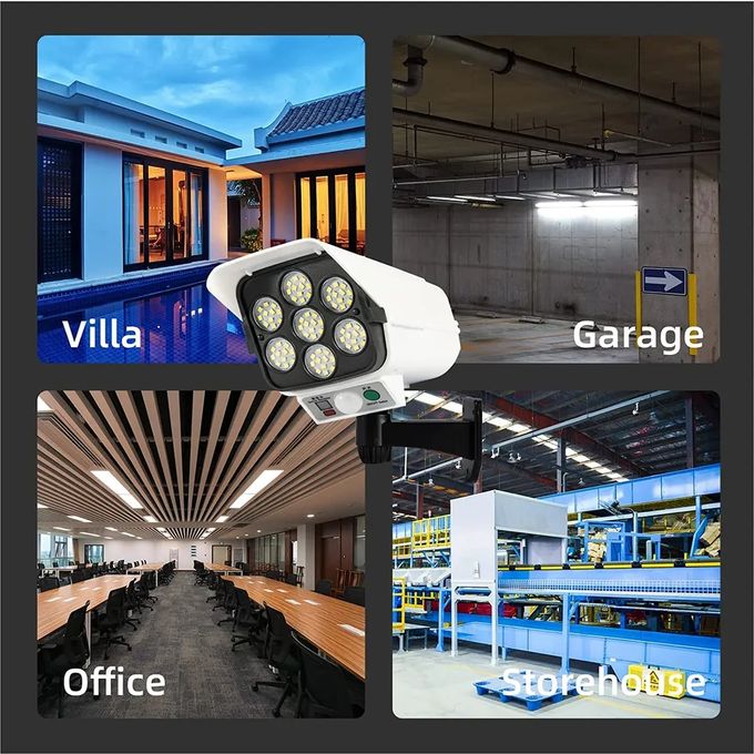 Solar Light High Simulation Camera Solar Flood Light With Motion Sensor And Remote Control - Image 4