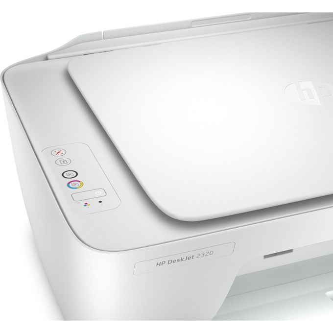 HP DeskJet 2320 All-in-One Printer, Print, Copy, Scan, USB Interface, White (1YR WRTY) - Image 4