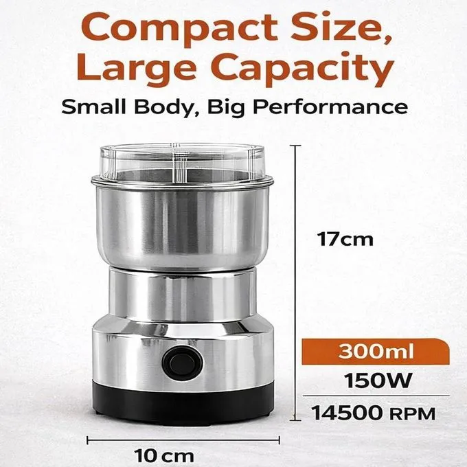 Coffee Grinder Household Cereals Nuts Spices Beans Flour Machine - Image 3