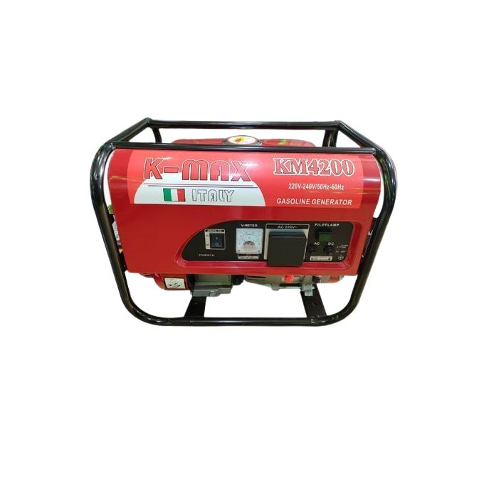 K-Max KM4600 Gasoline Power Generator With Free Extension Cable 2.4KVA