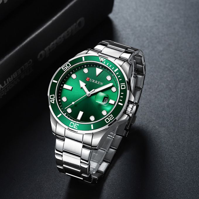 Curren Watch Men's Steel Strap Waterproof Casual Watch - Image 3