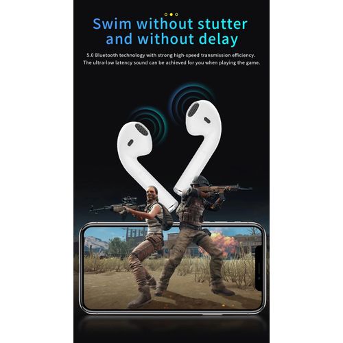 Wireless BT5.0 In-Ear Earphone White - Image 2