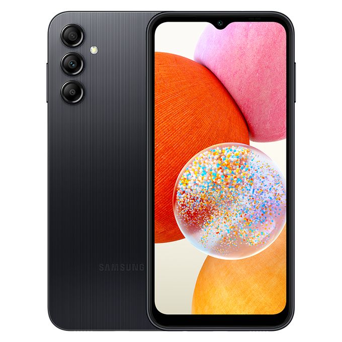 Samsung Galaxy A14 4G, 6.6", 64GB + 4GB RAM (Dual SIM), 5000mAh, Black, 2YRs WRTY - Image 2