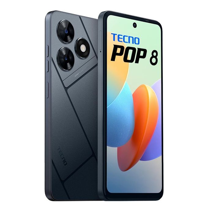 Tecno POP 8, 6.6", 128GB ROM+ 4GB RAM+ (4GB RAM Extended), 13MP, 4G (Dual SIM) 5000MAh - Image 2