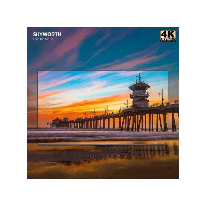 Skyworth 50G3A, 50" 4K UHD Frameless Smart Android TV – Black - Image 4