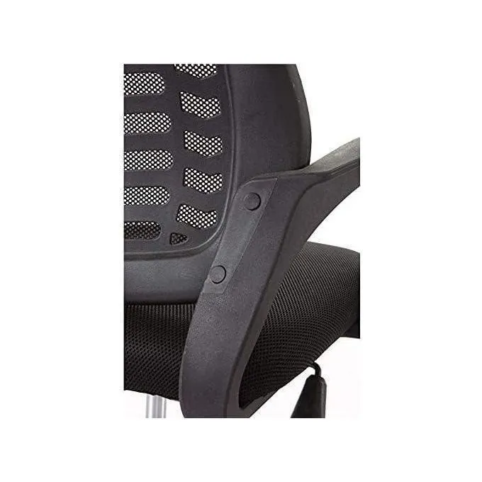 Secretarial Mesh Office Chair with Headrest - Image 4