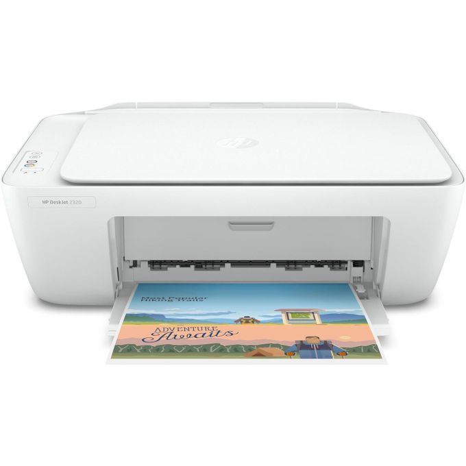 HP DeskJet 2320 All-in-One Printer, Print, Copy, Scan, USB Interface, White (1YR WRTY) - Image 4
