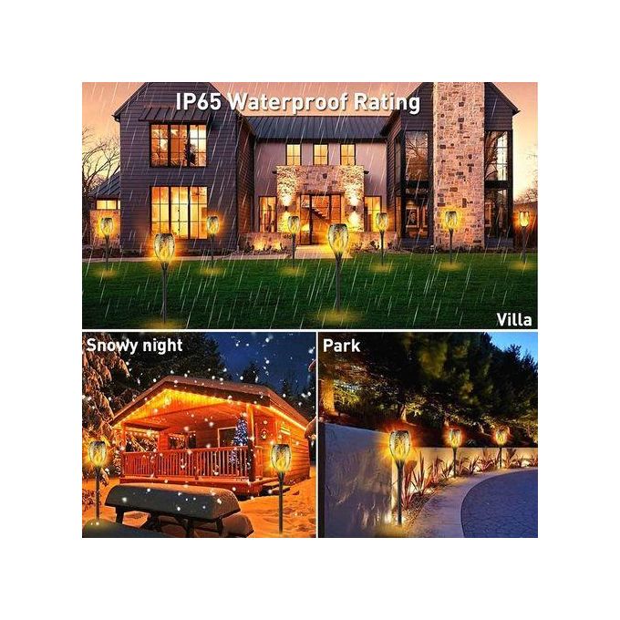 Solar Torch Light Dancing Flickering Flame Solar Lights - Image 2