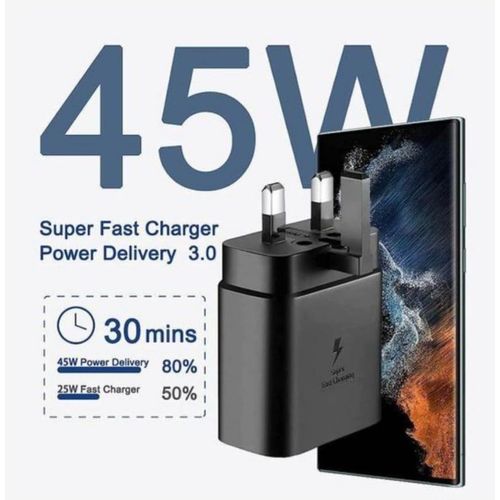 Samsung 45 Watts Super Fast Type C To C Charger Plus