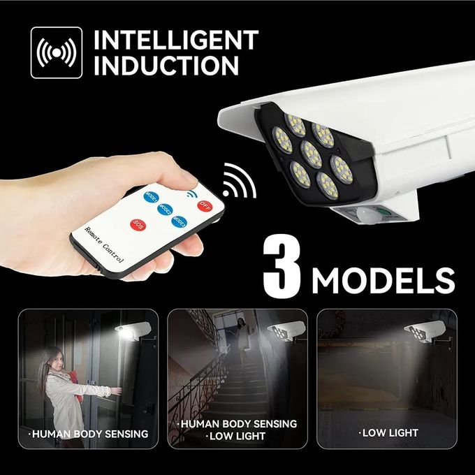 Solar Light High Simulation Camera Solar Flood Light With Motion Sensor And Remote Control - Image 3