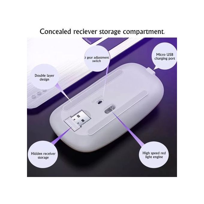 2.4G Rechargeable Wireless Mouse - Image 2
