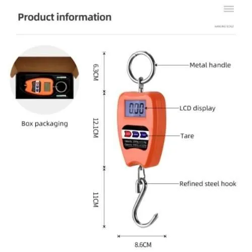 🔥Portable Mini Crane Scale 200kg - Image 4