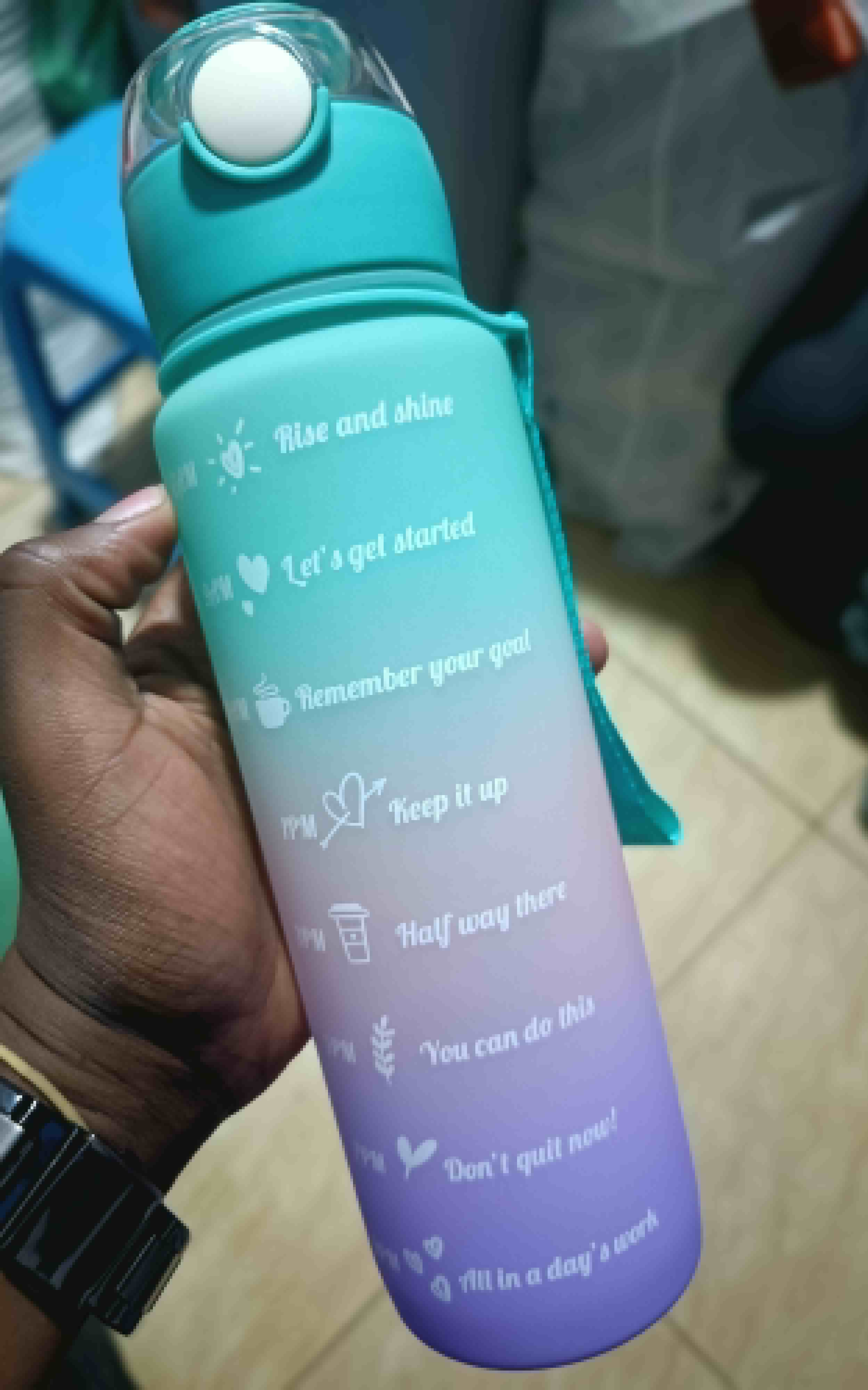 Motivational Water bottle Set