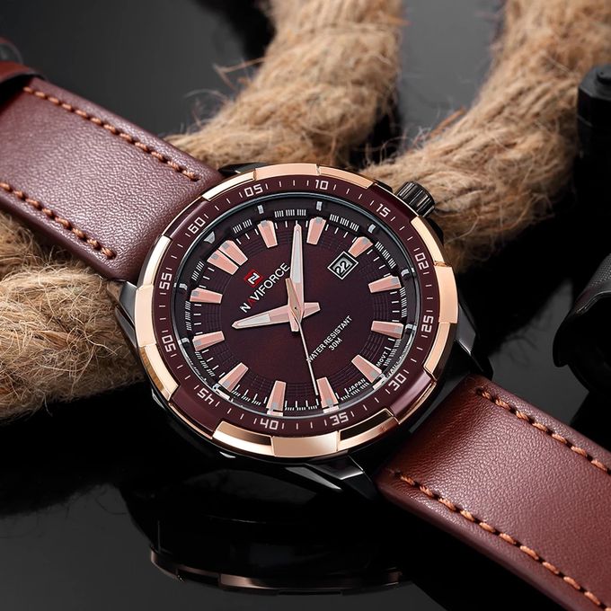 Naviforce Men's 30M Water Resistant Calendar Wrist Watch - Image 3