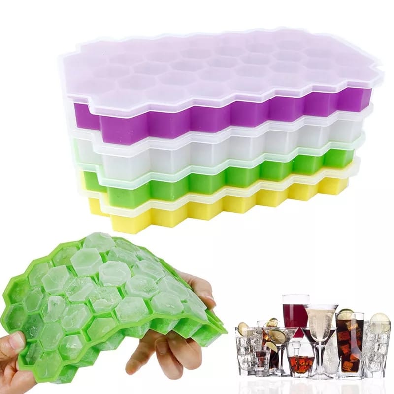 Reusable honeycomb silicone ice cube mould - Image 2