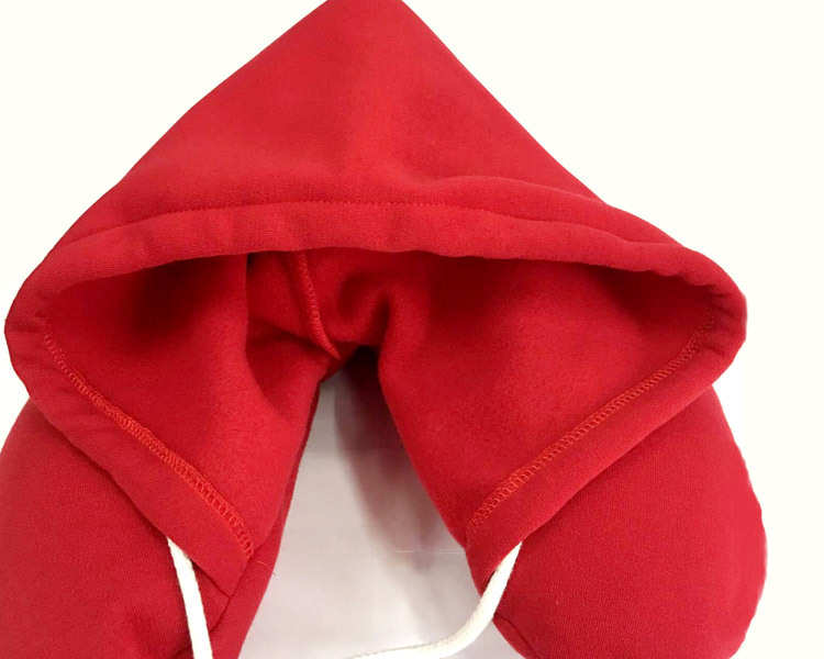 Travel neck pillow with hoodie - Image 3