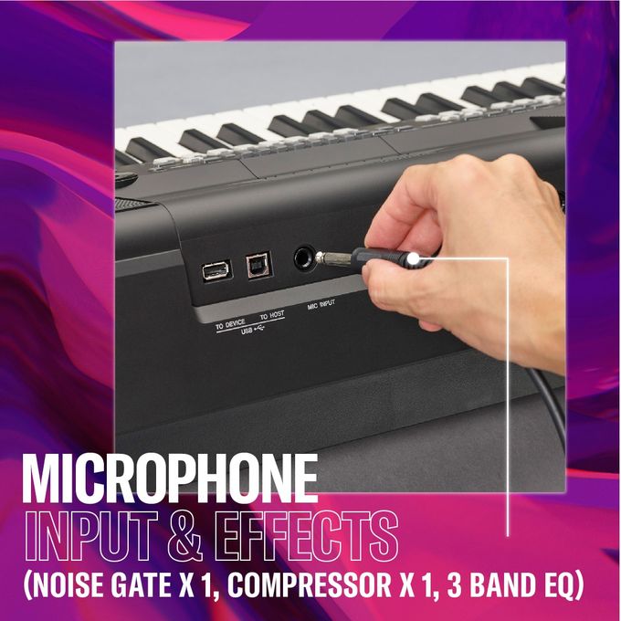 Yamaha PSR-SX600 61-Key Arranger Workstation Keyboard - Image 2