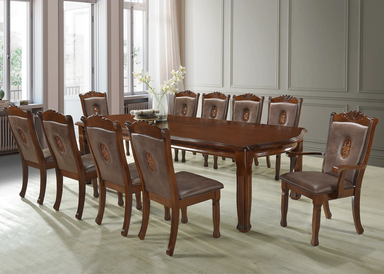 BRUNO 10 SEATER DINING SET