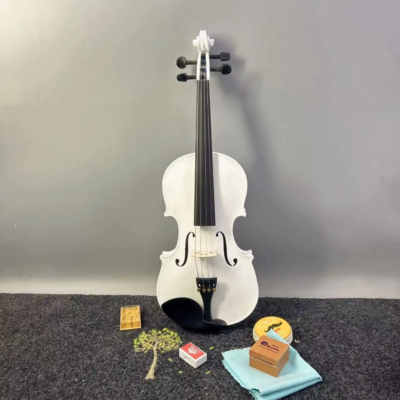 popular student white violin laminated wood violin 44 for beginn - Image 3
